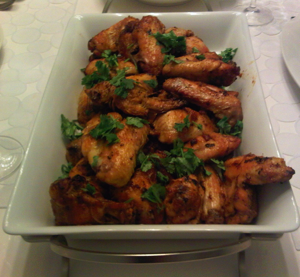 Curried Chicken Wings in a Coconut Curry Glaze