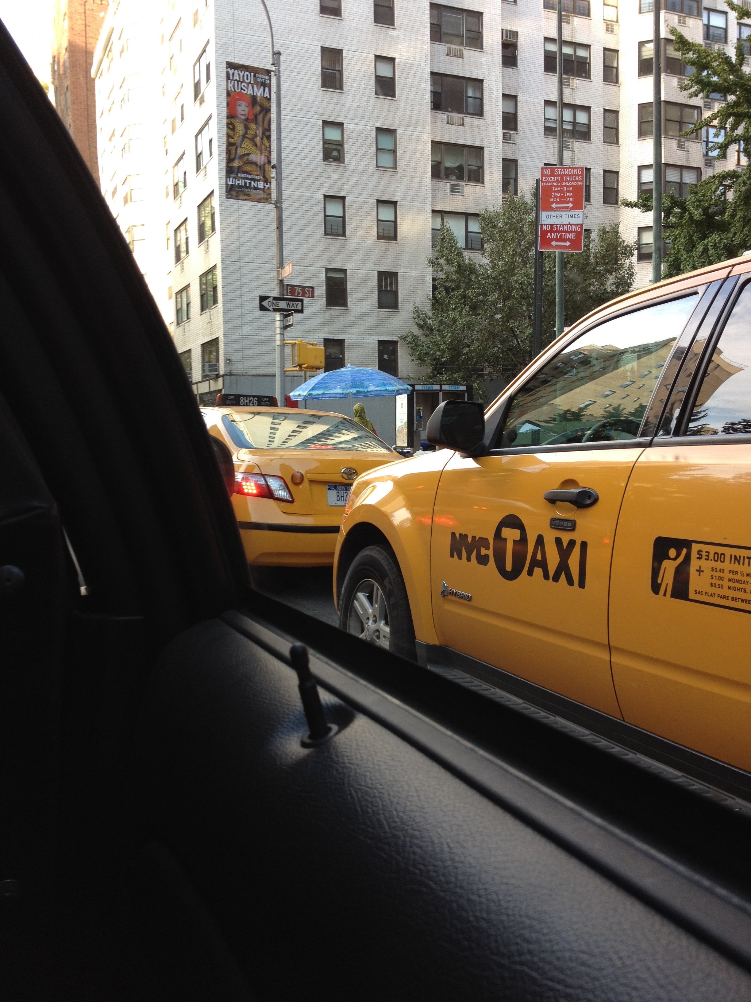 NYC yellow taxi traffic jam