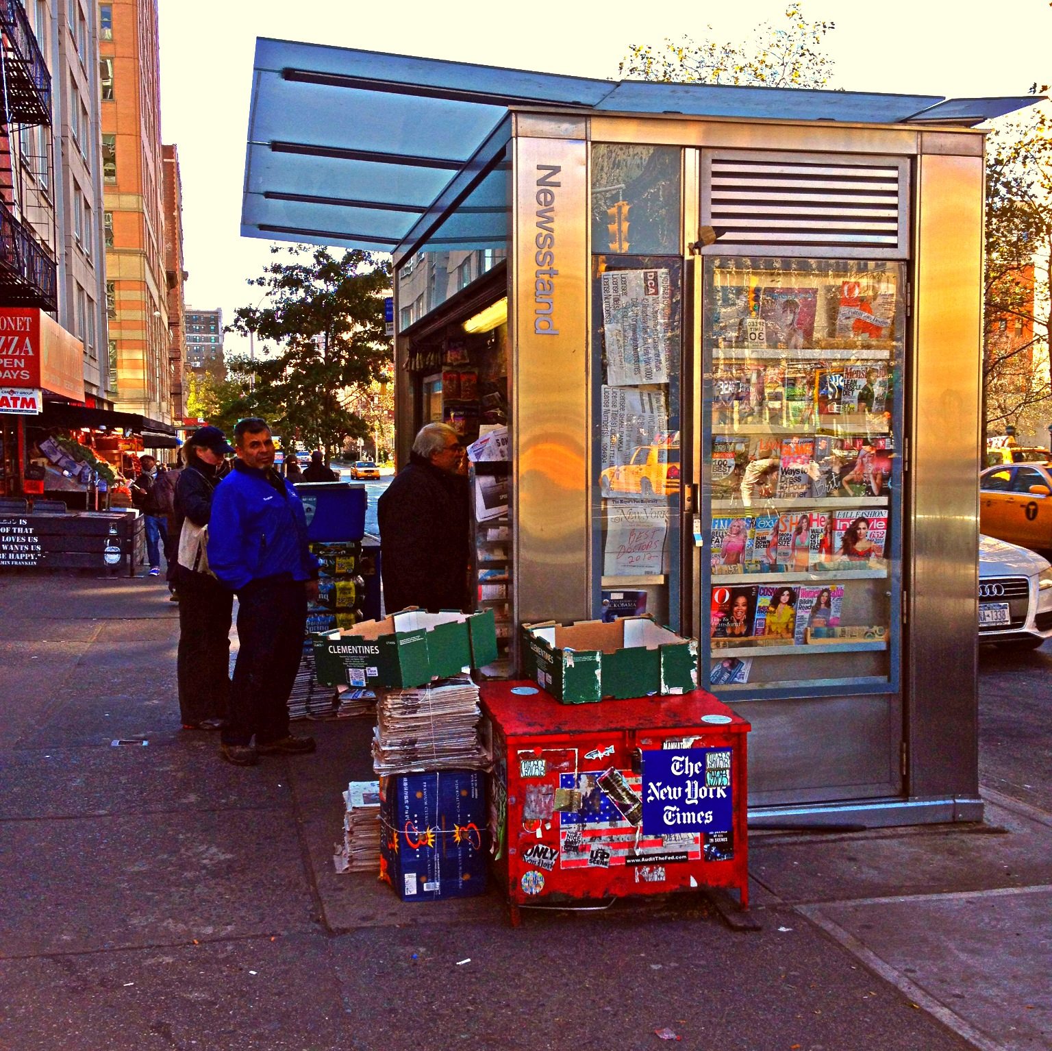 Newsstand in Morningside Heights, New York