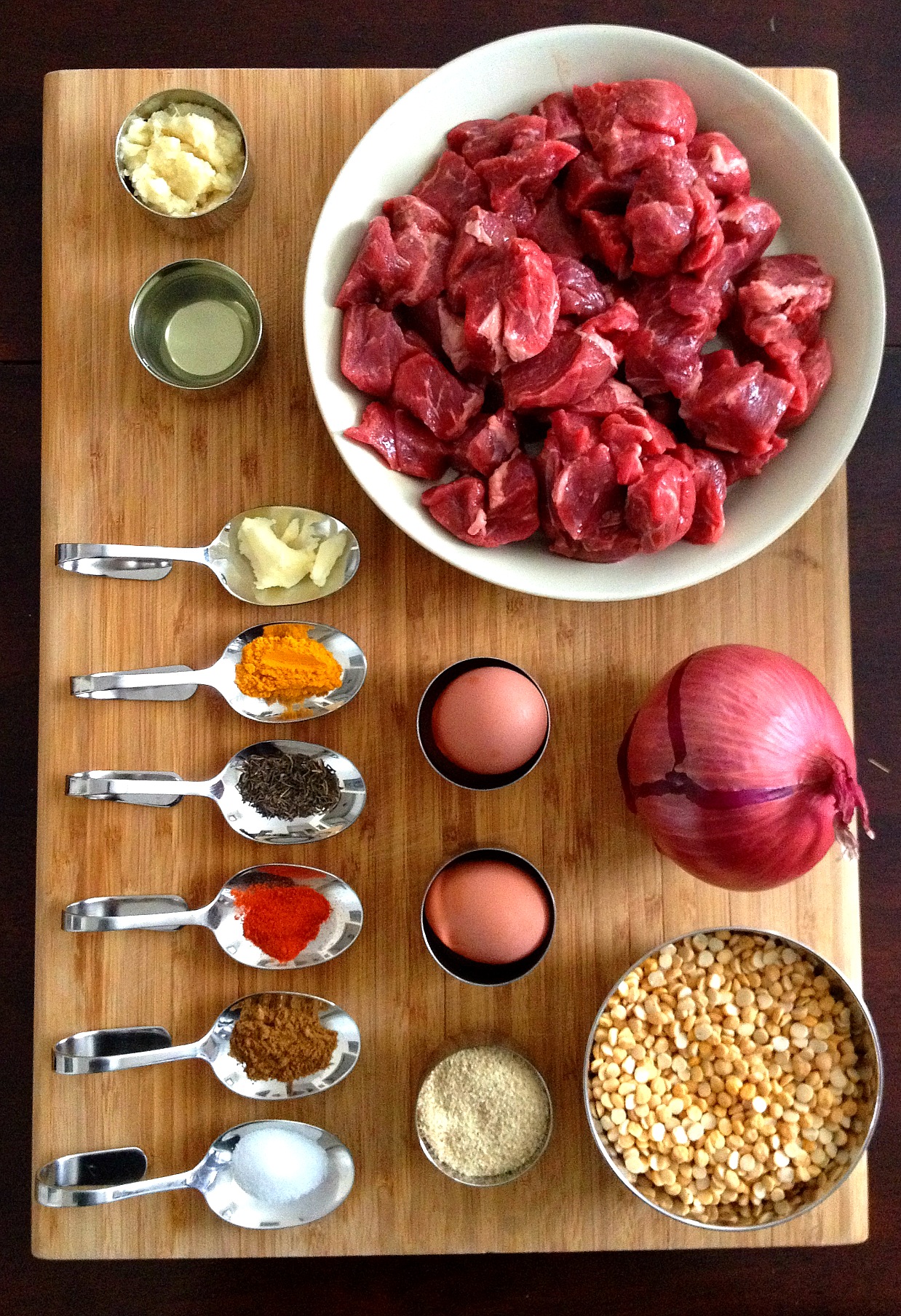 Ingredients for Shammi Kebabs